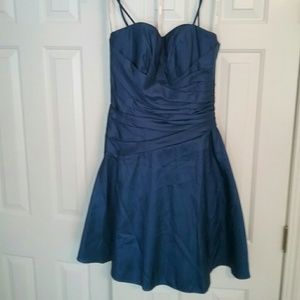 Blue prom dress